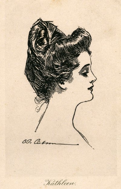 Kathleen, a Gibson Girl, c.1900 by Charles Dana Gibson